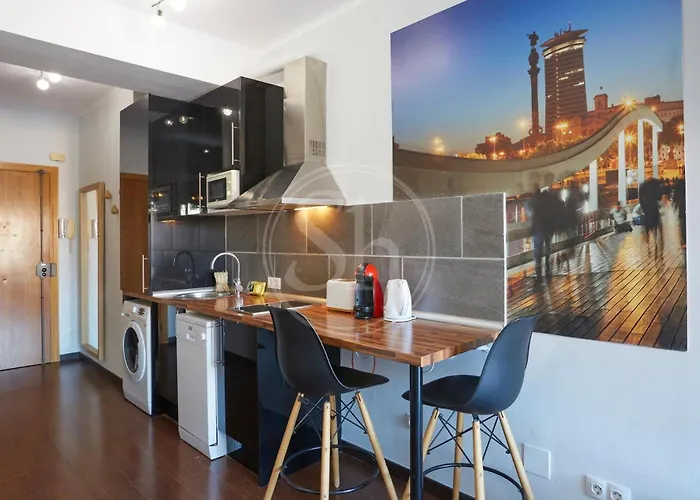 Moderno Estudio En Eixample Daire